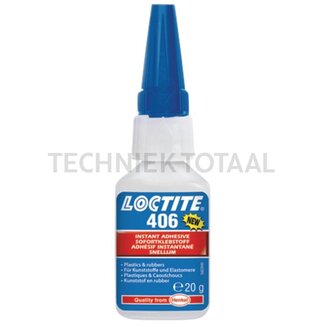 Loctite / Teroson Instant adhesive, Loctite 406, 20 g 20 g - 20 g bottle