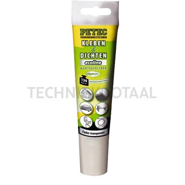 PETEC Assembly adhesive transparent - 80 ml tube - 94170