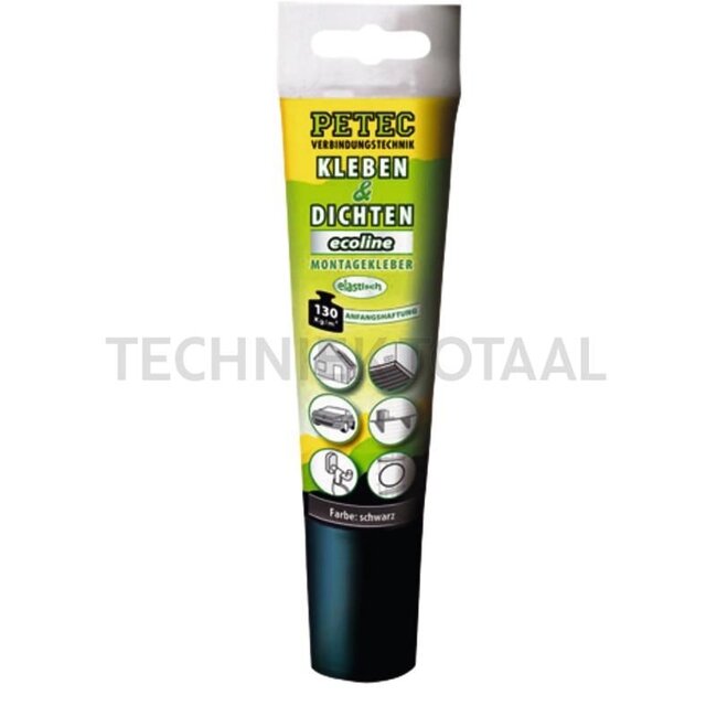 PETEC Assembly adhesive black - 80 ml tube - 94270