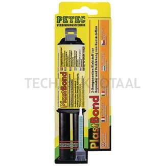 PETEC Plast Bond - 24 ml cartridge inc. mixing tube, self-service card
