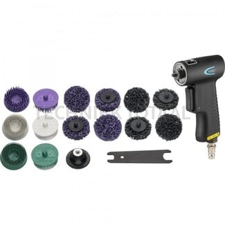 Hazet Bristle grinder set 17-piece