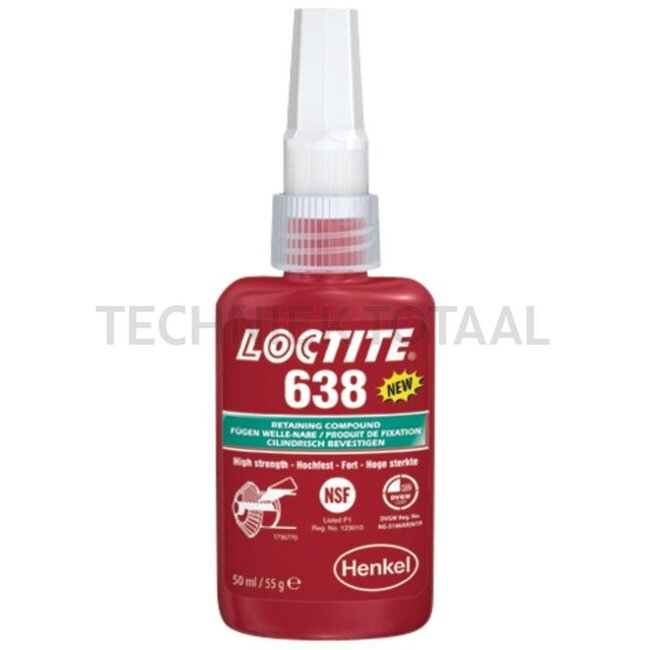Loctite / Teroson LOCTITE 638 borgmiddel - 50 ml fles