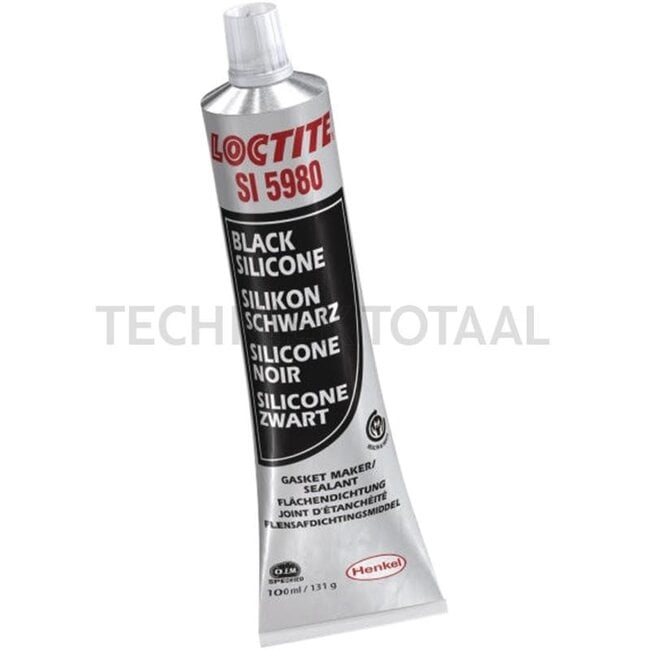 Loctite / Teroson Silicone Black LOCTITE SI 5980 (bekannt als LOCTITE 5980) - Flächendichtung mit hervorragender Ölbeständigkeit - Tube