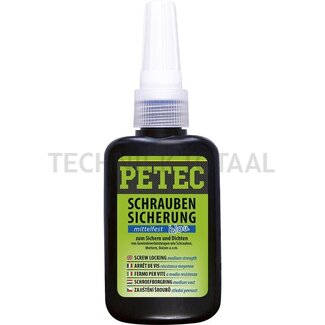 PETEC SCREW LOCK MEDIUM STRENGTH, 250 G