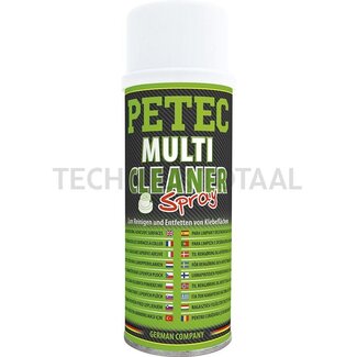 PETEC Multicleaner 200ml - Voor het reinigen en ontvetten van lijm- en afdichtvlakken