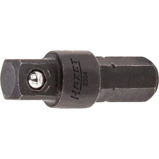 Hazet Adapter Hexagon 1/4", Square 1/4"