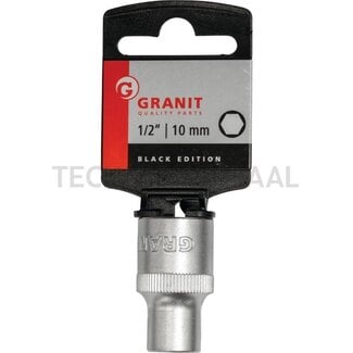 GRANIT BLACK EDITION 1/2" socket, 10 mm