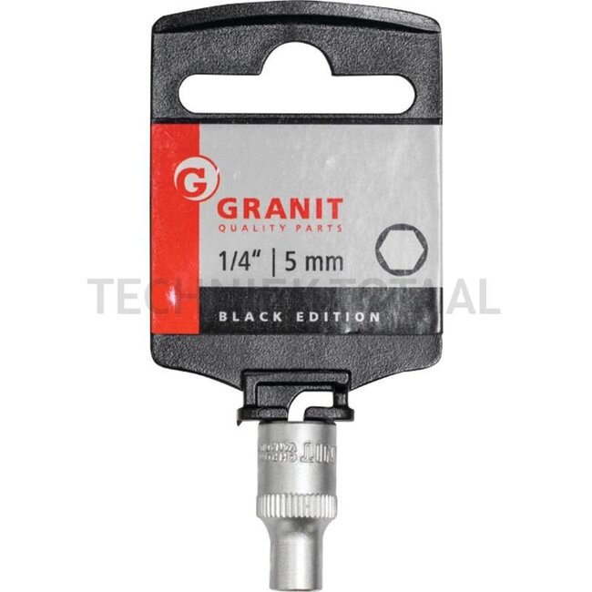 GRANIT BLACK EDITION 1/4" socket, 5 mm - 1987301055