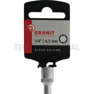 GRANIT BLACK EDITION 1/4" hexagon socket, 4.5 mm