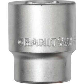 GRANIT BLACK EDITION 3/4" hexagon socket, short, 50 mm