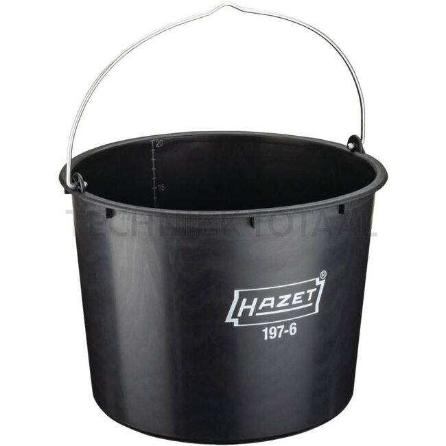 Hazet Construction bucket 20 L - 197-6 - 197-6