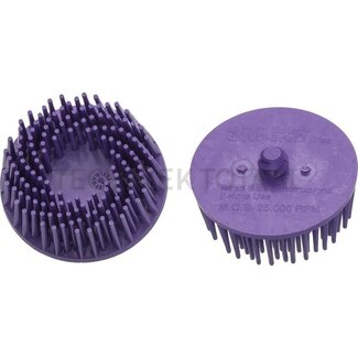 Hazet Replacement bristle grinder set 2-piece, purple