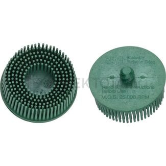 Hazet Replacement bristle grinder set 2-piece, green