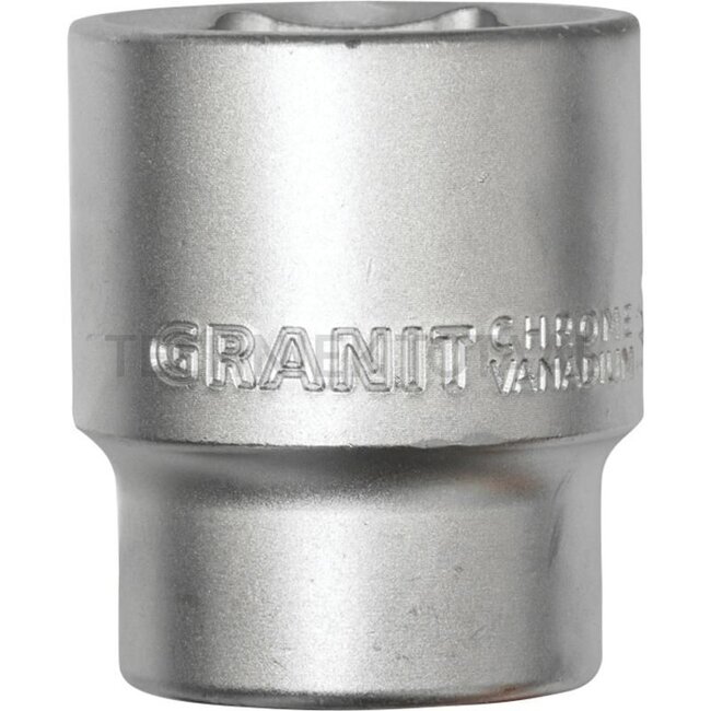 GRANIT BLACK EDITION 3/4" hexagon socket, short, 41 mm