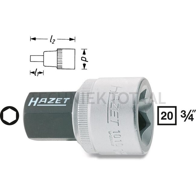 Hazet Screwdriver insert - 1010-19 - 1010-19