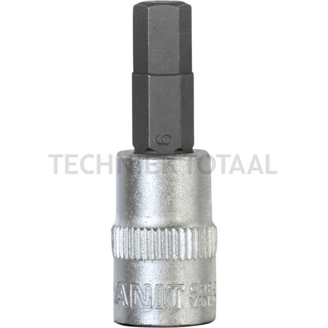 GRANIT BLACK EDITION 1/4" hexagonal bit socket, 6 mm - 1987301076