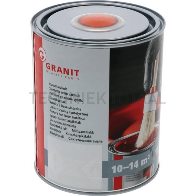GRANIT Verf Ahlmann oranje - 1 liter blik