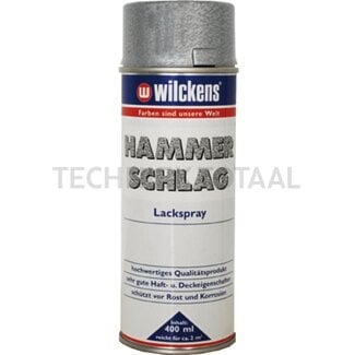Hammerschlag-Lackspray silber - 400 ml