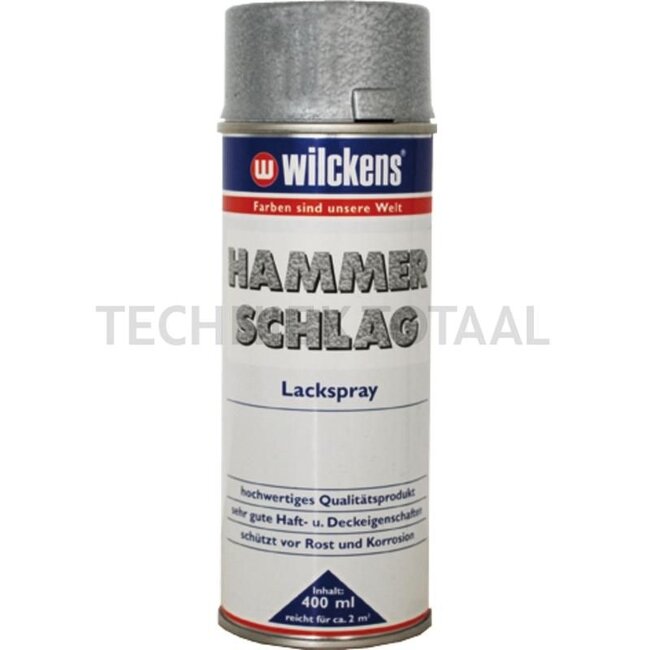 GRANIT Hammerschlag-Lackspray silber - 400 ml