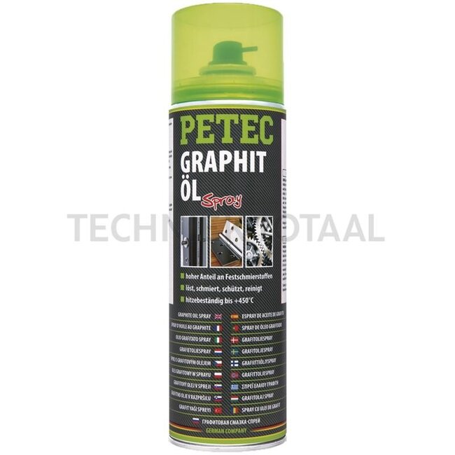 PETEC Grafiet multifunctionele oliespray