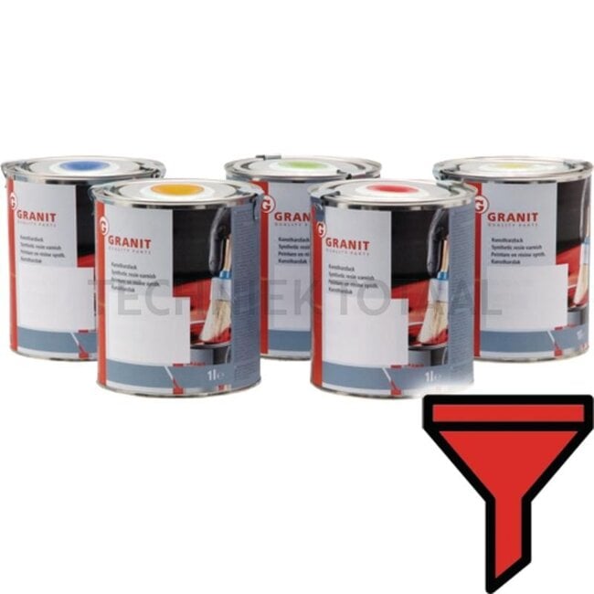 GRANIT Verf Kemper geel - 1 liter blik