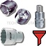 KS Tools 1" hexagon bit socket, short, 27 mm - 9111811 - Referentienr.: 911.1811