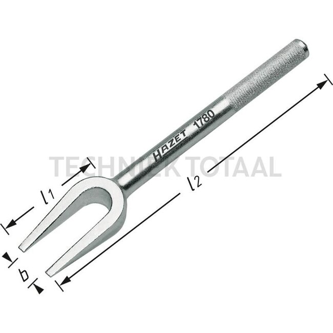 Hazet Removal and assembly fork - 1780-29 - 1780-29