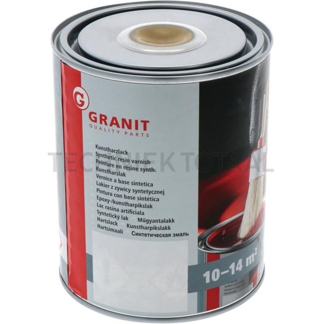 GRANIT Verf RAL 1020 olijfgeel - 1 liter blik
