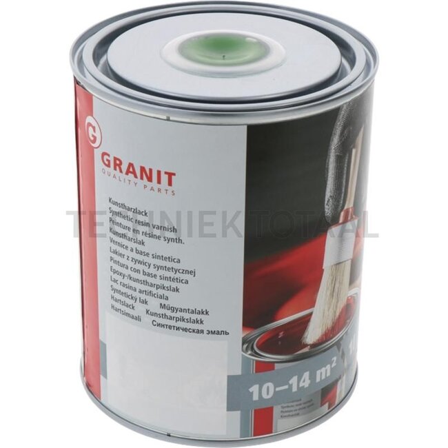 GRANIT Verf RAL 6010 grasgroen - 1 liter blik