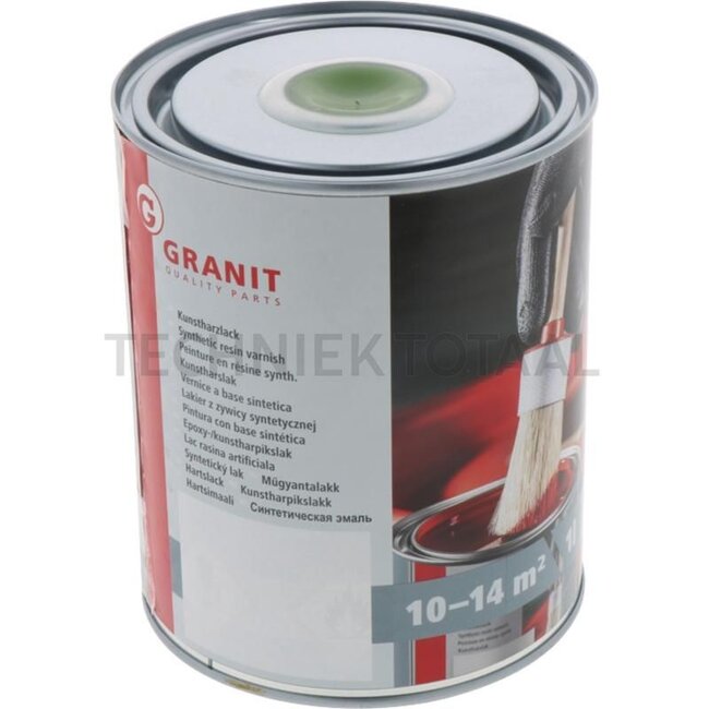 GRANIT Verf RAL 6025 varengroen - 1 liter blik