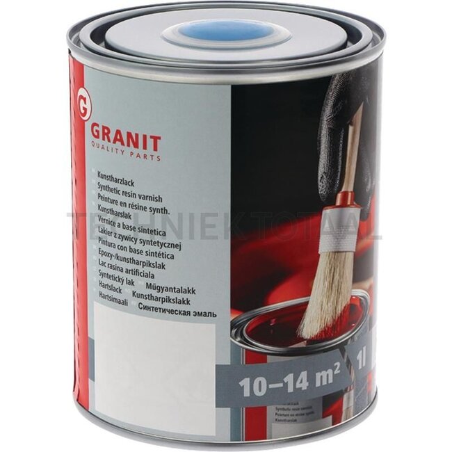 GRANIT Saphir hemelsblauw - 1 liter blik - Kleur: Saphir hemelsblauw, Inhoud: 1 liter blik - 27012433 | Kleur: Saphir hemelsblauw | Inhoud: 1 liter blik