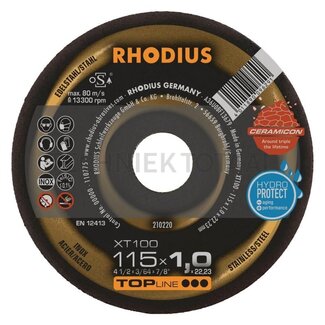 RHODIUS Cutting disc XT100 CERAMICON XT100 CERAMICON