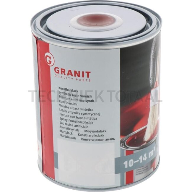GRANIT Verf RAL 3009 oxiderood - 1 liter blik