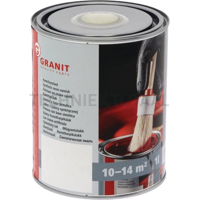 GRANIT Verf RAL 9018 papyrus wit - 1 liter blik