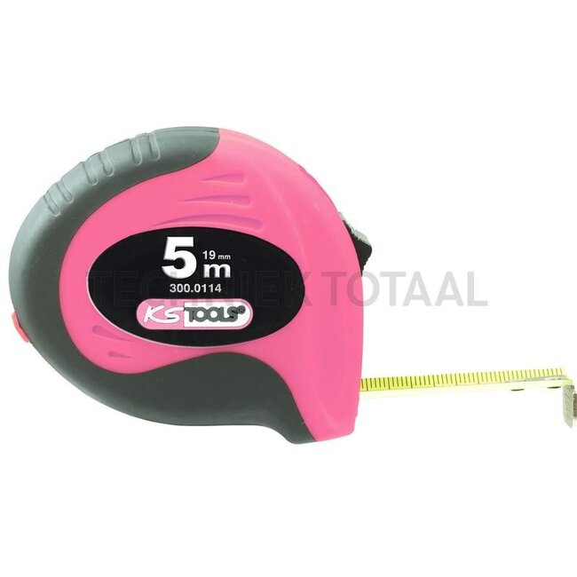 KS Tools PRECISIONplus tape measure With lock and belt clip, 8 m - 3000116 - Referentienr.: 300.0116