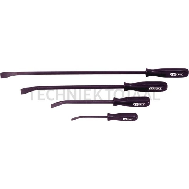 KS Tools Breekijzerset, 4-delig - 7889118100 | Lengte (mm): 200 - 300 - 450 - 600