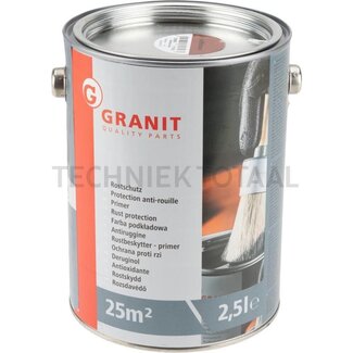 GRANIT Rostschutz schwarz Kunstharz, rostschützend - 2,5 Liter Dose