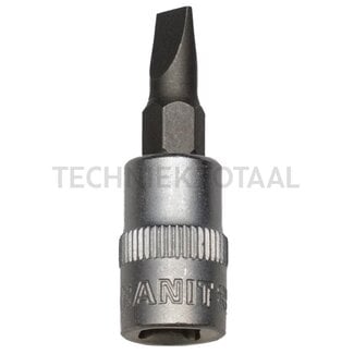 GRANIT BLACK EDITION 1/4" slotted bit socket, 4 mm