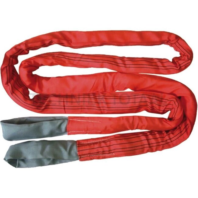 GRANIT Sleepkabel 35 ton, 350 kN, 10 m, rood, 2 lussen