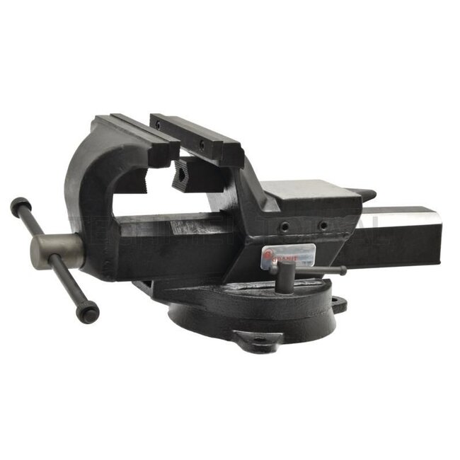 GRANIT BLACK EDITION Bankschroef 6 inch, bekbreedte 154 mm, klembereik 200 mm