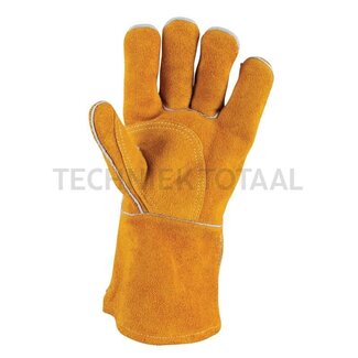 KS Tools Welding leather gloves, extra long