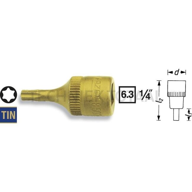 Hazet TORX® Schraubendreher-Einsatz - 8502-T20 - 8502-T20