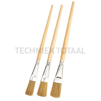 Emailverfkwast set maat 1, 2, 3 - 3 stuks