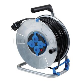 Metal cable reel