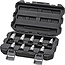 GRANIT BLACK EDITION 1/2" bit socket set, hexagonal 9 pcs. - 73010050