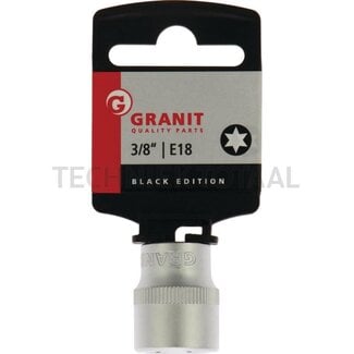 GRANIT BLACK EDITION 3/8" TX Star E socket, E18