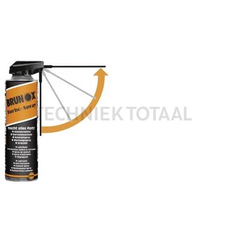 BRUNOX Brunox Turbo-Spray multifunctionele spray - 500 ml 2W-Click-spuitbus