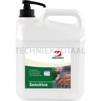 GRANIT Dreumex handreiniger Sensitive 3 liter • 3 liter  • Bevat allergeenvrije ingredi√´nten  • Voor middelzware tot zware industri√´le vervuiling  • Zonder parfum, kleurstoffen, oplosmiddelen en conserveermiddelen  • Bevat kaliumlactaat, dat de