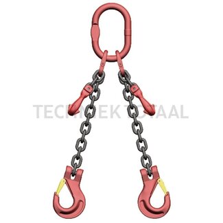 GRANIT Lifting chain G8 • 2 chains  • With shortening hooks  • Quality class GK 8