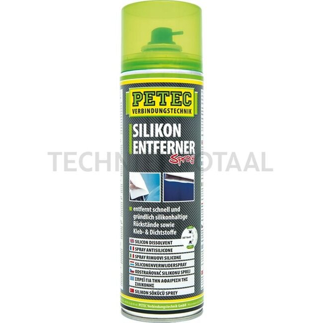 PETEC Silicone remover - 500 ml spray - 70950